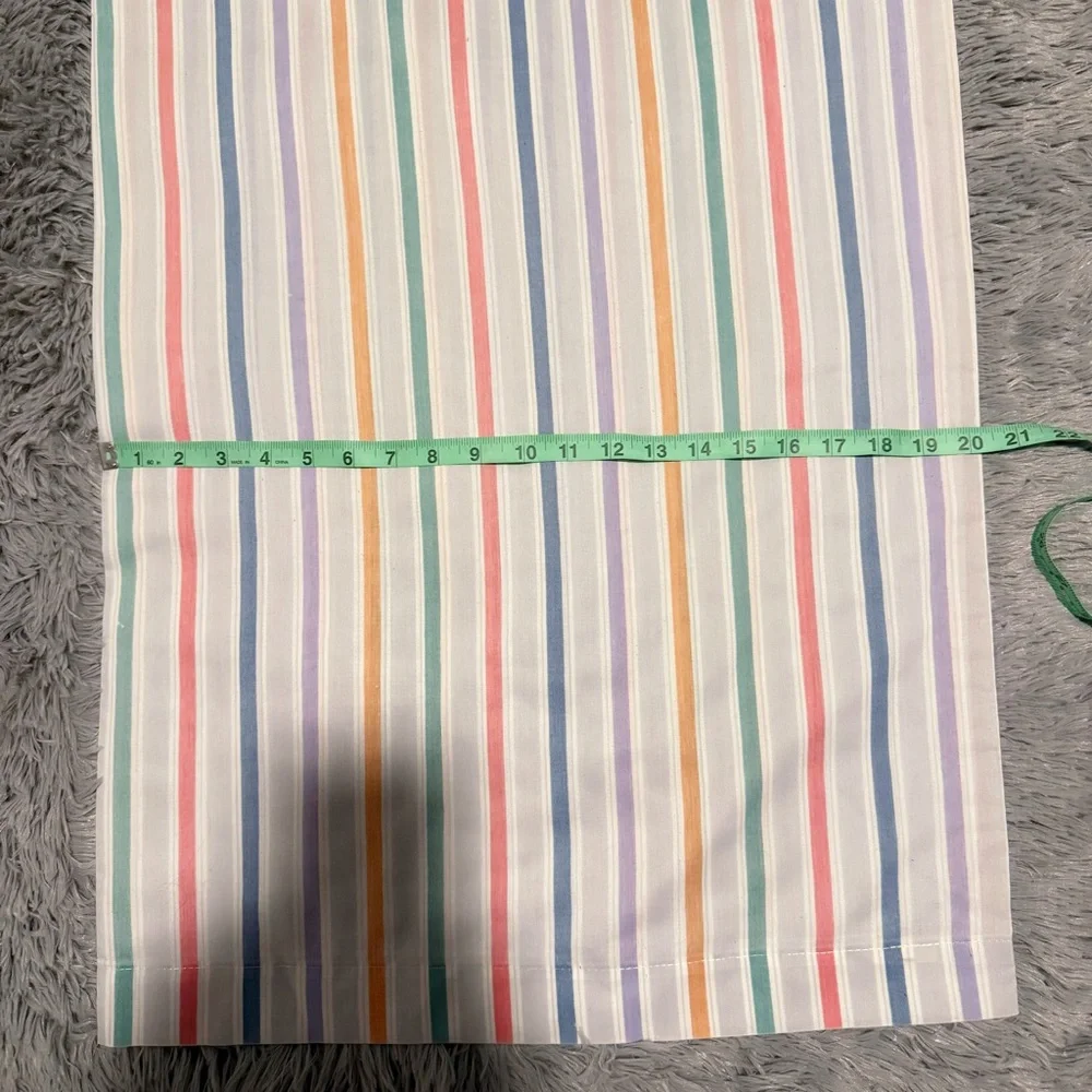 King Pillowcase with Soft Multicolor Stripes
